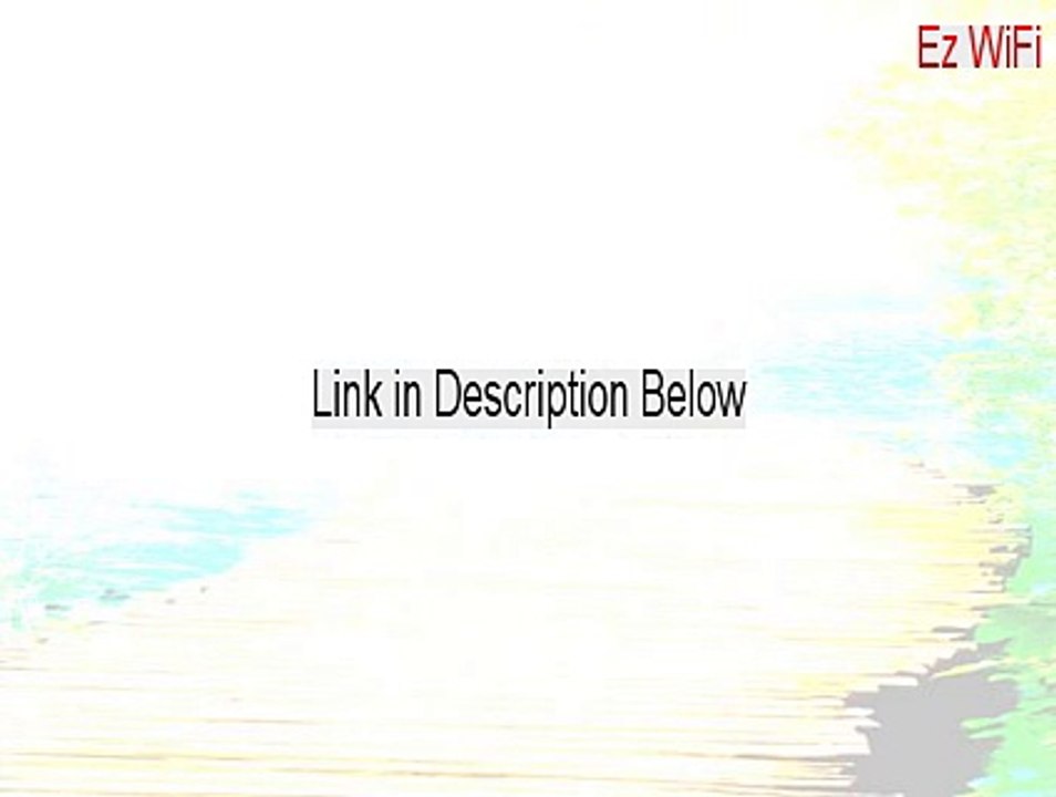 Ez WiFi Crack [Instant Download 2015]