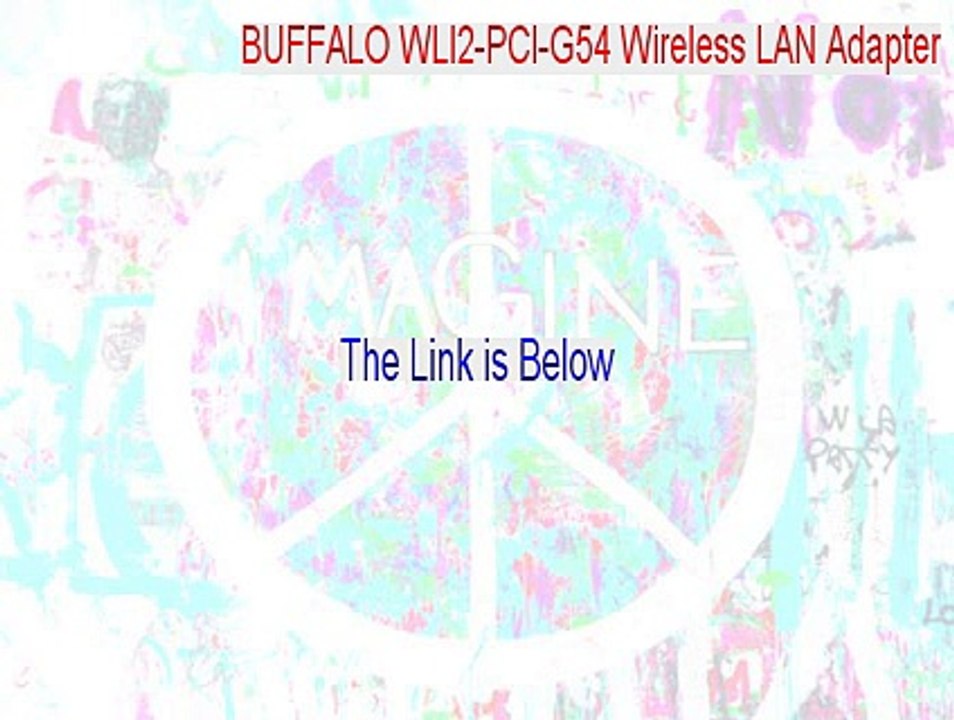 BUFFALO WLI2-PCI-G54 Wireless LAN Adapter Keygen - Download Now (2015)