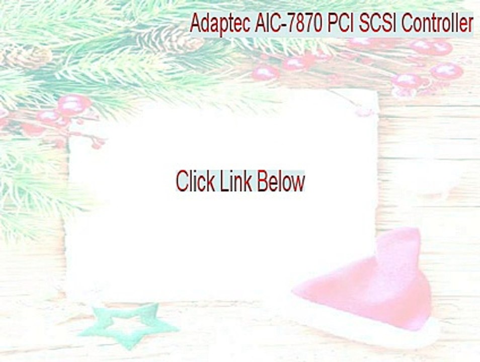 Adaptec AIC-7870 PCI SCSI Controller (Emulated) Key Gen (adaptec aic-7870 pci scsi controller emuliert treiber)
