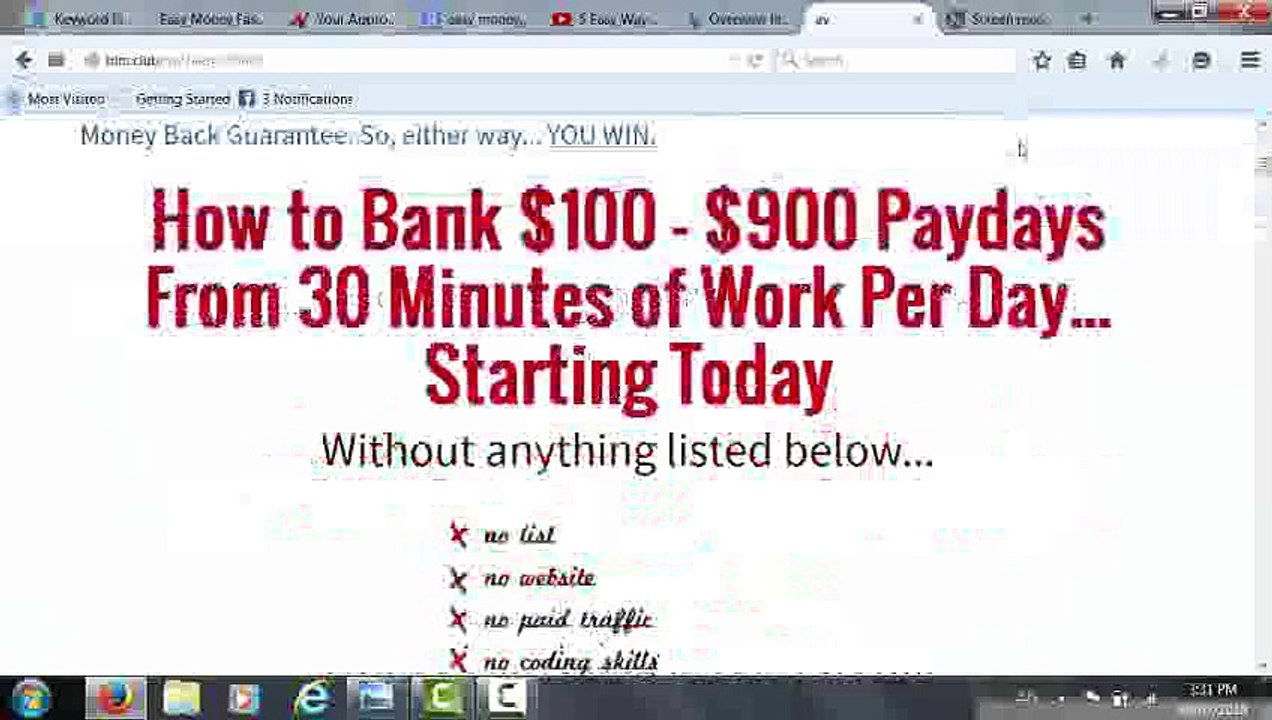 Make Fast Money   in 30 Minutes a Day
