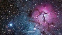 Cross-fade video comparing views of the Trifid Nebula in visible and infrared light