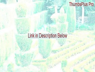 ThumbsPlus Pro Cracked [Legit Download 2015]
