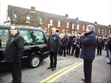 ARMY OF THE PEOPLE MUSIC BRIAN LYNCH  AT TOMMY JOHNSTON FUNERAL 18 FEB 2015