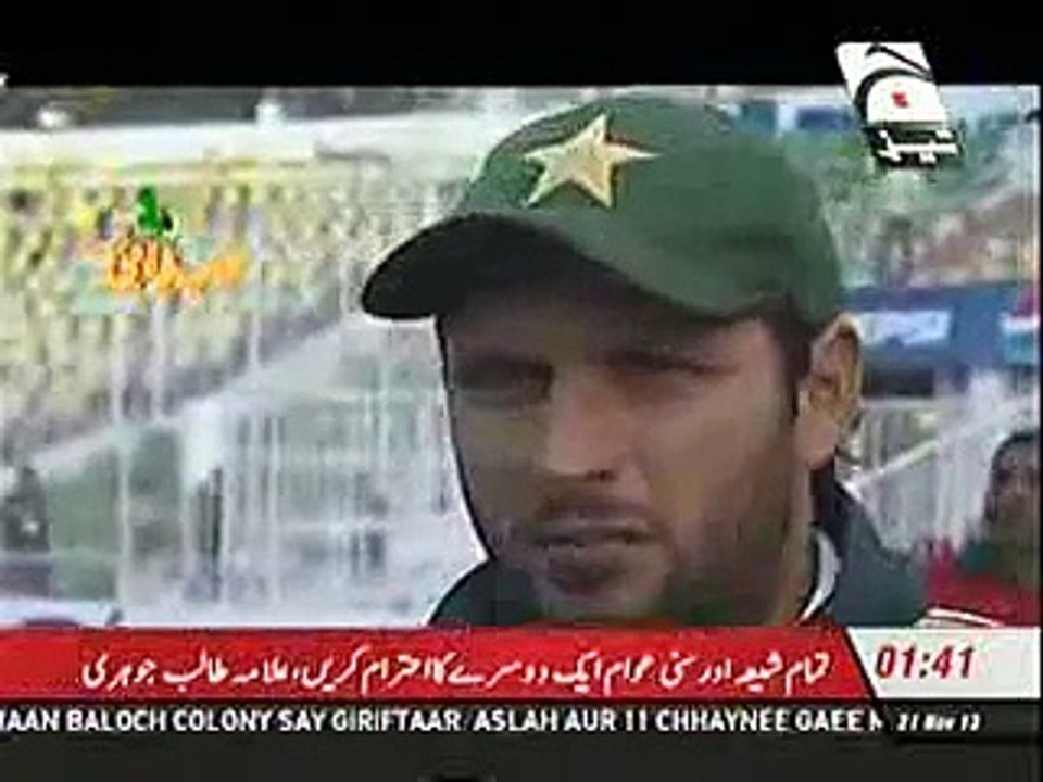 Shahid Afridi funny interview after loss the Match 2015 loolx Dailymotion