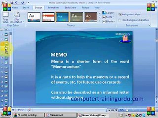 Microsoft Power Point in Urdu Lesson 10 (onlineurdusoft.blogspot.com)