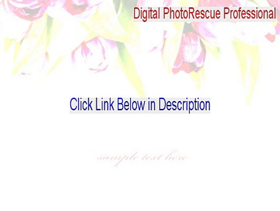Digital PhotoRescue Professional Serial [digital photorescue professional free 2015]