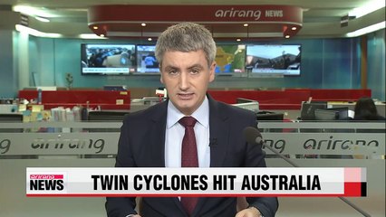 Twin cyclones slam northern Australia