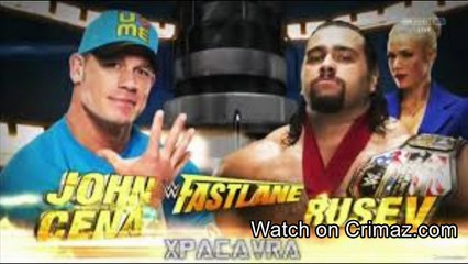 Watch WWE Fastlane 2/22/15 -  February 22 2015 Match Card
