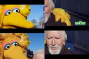 Caroll Spinney and his alter-ego Big Bird star in Big Birdman Spoof