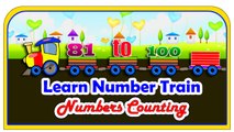 Learn Number Train learning Numbers for kids | Numbers Counting 81 To 100