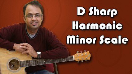 How To Play - D Sharp Harmonic Minor Scale - Guitar Lesson For Beginners