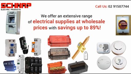 Quality Electrical Products Supplier in Australia - Schnap.com.au