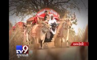 Traditional Marriage Procession on Bullock Cart, Amreli - Tv9 Gujarati