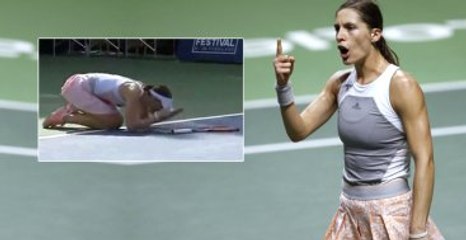 Ünlü Tenisçi Çıldırdı, Kendini Yerden Yere Vurdu