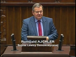 Poseł Romuald Ajchler - Wystąpienie z dnia 18 lutego 2015 roku.