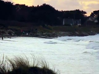 grande marée coef 118 à la Grève blanche