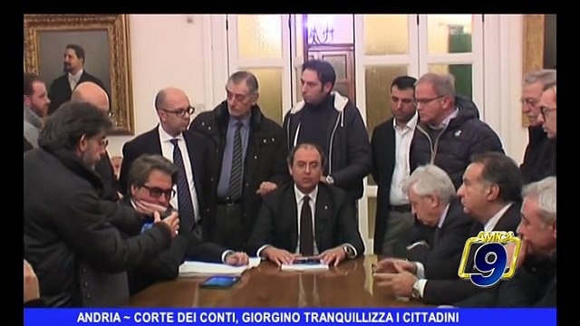 ANDRIA | Corte dei Conti, Giorgino tranquillizza i cittadini