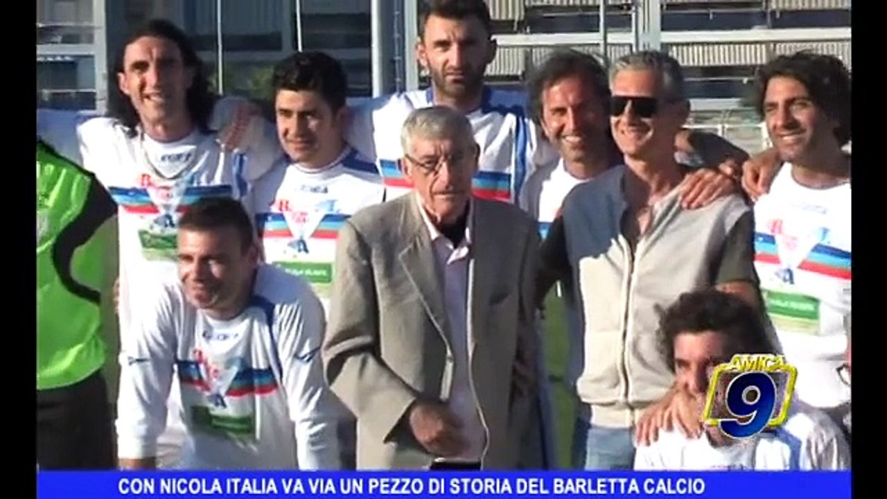 Con Nicola Italia va via un pezzo di storia del Barletta Calcio