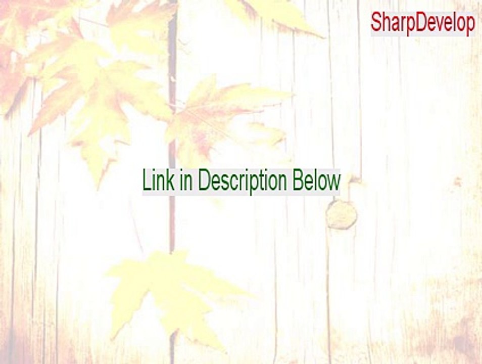 SharpDevelop Crack (Instant Download 2015)