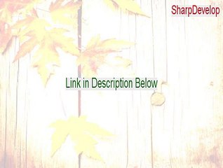 SharpDevelop Crack (Instant Download 2015)