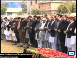 Dunya news- Funeral prayers offered for slain PIMS hospital doctor