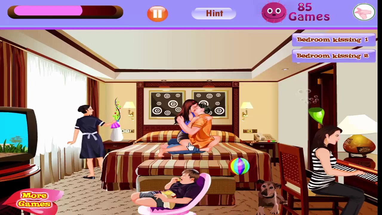 Đ Bedroom Kissing Game_ kissing games Games_ Game Walkthrough video