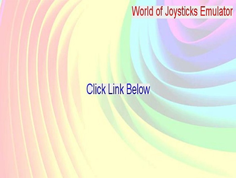 World of Joysticks Emulator Full [Free Download]