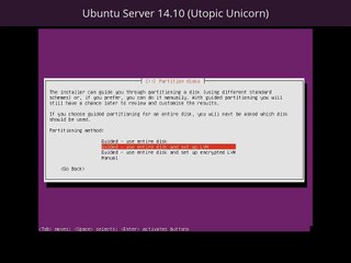 How to install Ubuntu Server 14.10 Utopic Unicorn