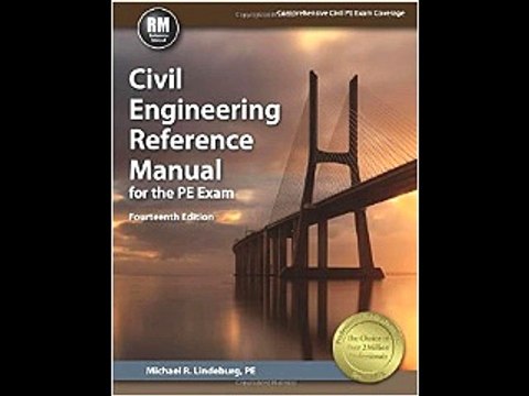 Civil Engineering Reference Manual for the PE Exam Michael R. Lindeburg PE PDF Download