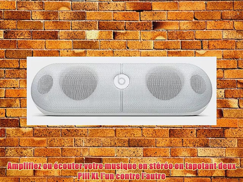 Beats by Dr. Dre Pill XL Haut Parleur Sans Fil Bluetooth - Blanc