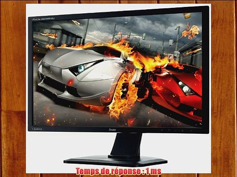 Iiyama Prolite GB2488HSU-B1 Ecran Gamer 24 PC LED Full HD 144 Hz 1920 x 1080 1 ms VGA/DVI/HDMI/USB/Jack