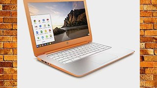 HP Chromebook 14-x003nf PC Portable 14 Blanc/Orange (NVIDIA Tegra K1 4 Go de RAM SSD 16 Go