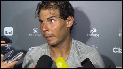 Rafael Nadal Interview after QF at Rio Open 2014 (in Spanish)