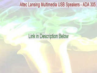 altec lansing ada 305