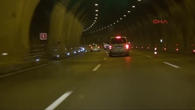 Bolu Dağı Tüneli Geceyarısı Temizlik İçin Kapatılacak