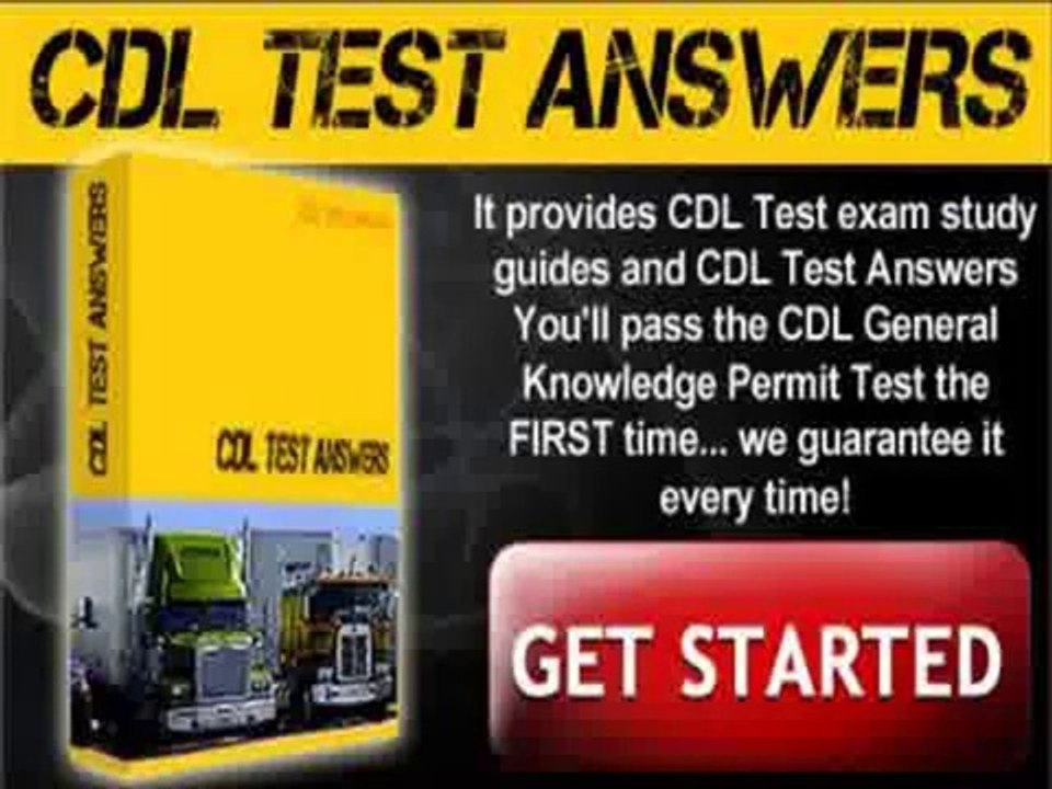CDL Test Answers