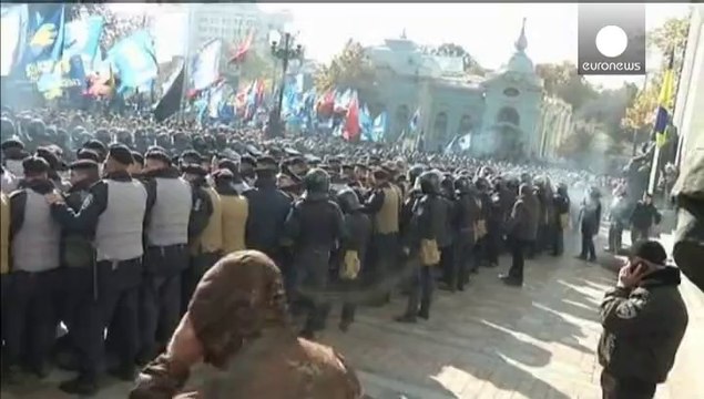 Украина: протесты и столкновения у Верховной Рады