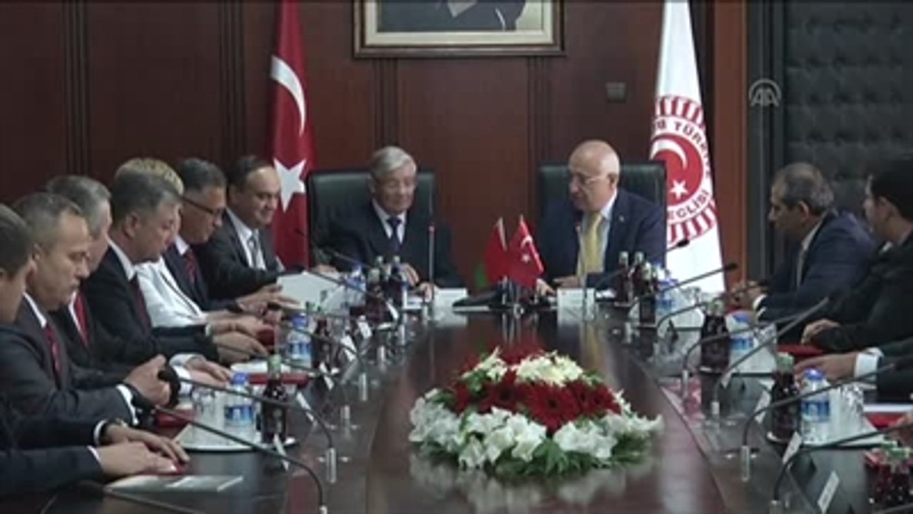 Çiçek, Belarus Ulusal Meclisi Cumhuriyet Konseyi Başkanı Rubinov ile Biraraya Geldi