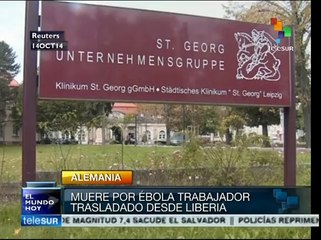 Alemania: muere paciente de ébola trasladado desde Liberia