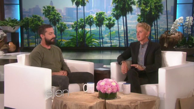 Shia Labeouf s'explique chez Ellen DeGeneres
