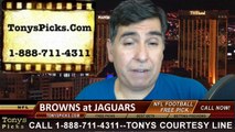 Jacksonville Jaguars vs. Cleveland Browns Free Pick Prediction NFL Pro Football Odds Preview 10-19-2014