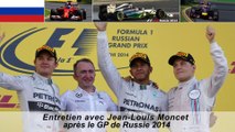 Entretien avec Jean-Louis Moncet après le GP de Russie 2014