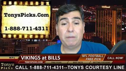 Buffalo Bills vs. Minnesota Vikings Free Pick Prediction NFL Pro Football Odds Preview 10-19-2014