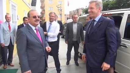 Trabzon Almanya'nın Eski Cumhurbaşkanı Wulff Trabzon'da