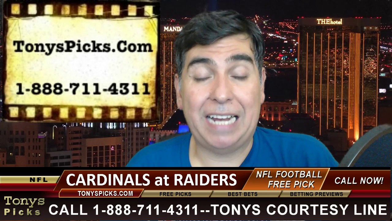 Oakland Raiders vs. Arizona Cardinals Free Pick Prediction NFL Pro Football Odds Preview 10-19-2014