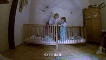 Twins Talking to each other, a Funny Mission Impossible ♥ Babies Escape From Crib, Funny Teamwork