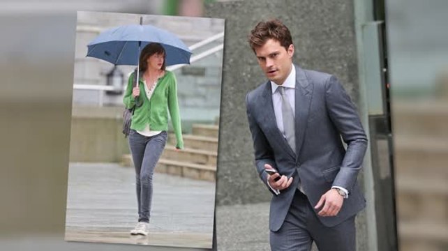 Jamie Dornan And Dakota Johnson Hit The Streets For A Fifty Shades Of Grey Reshoot