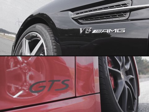 Match Mercedes SLK 55 AMG vs Porsche Boxster GTS