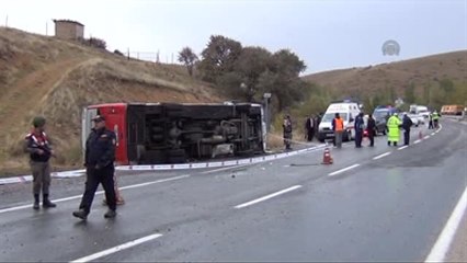 Kayseri'de Midibüs Devrildi: 1 Ölü, 10 Yaralı