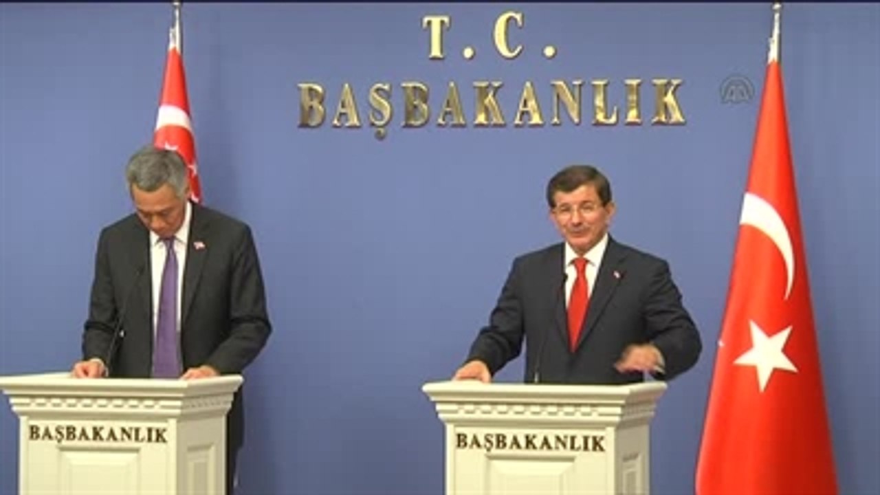 Davutoğlu-Lee Ortak Basın Toplantısı - Singapur'la İmzalanan Stratejik Ortaklık Anlaşması
